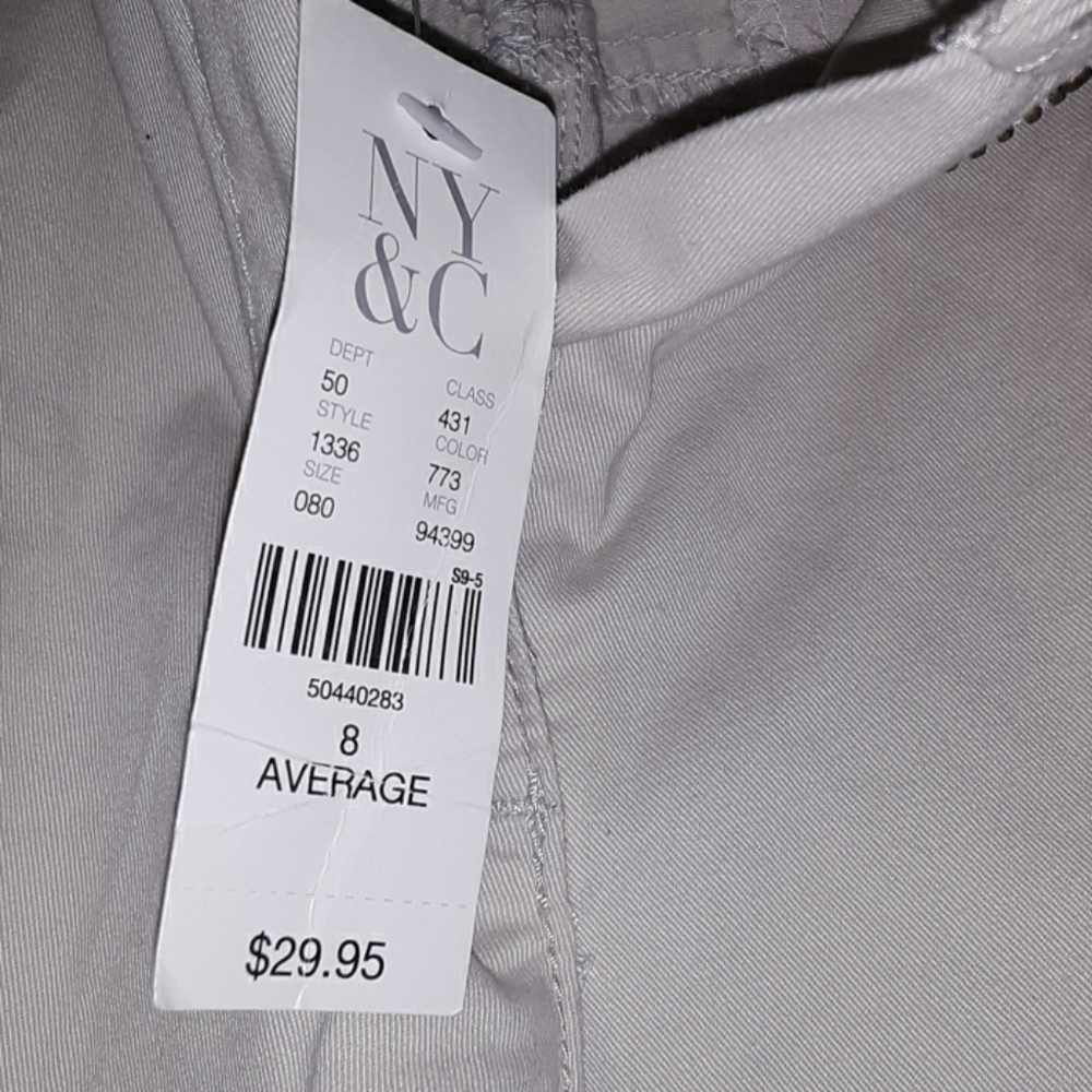 New never worn low rise khaki women's pants